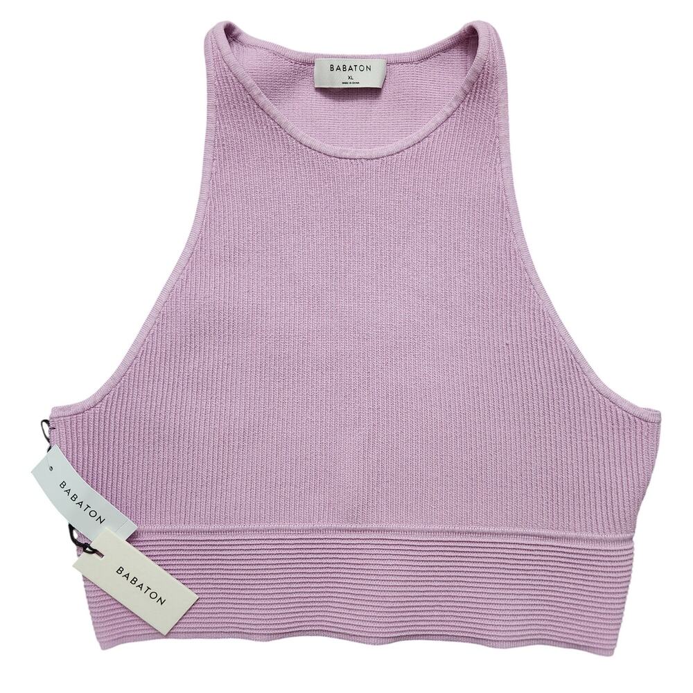 NWT Babaton Stefano Sculpt Tank Lyrical Lilac Size XL